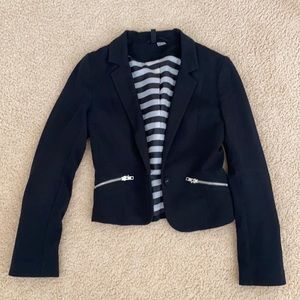 Black sports blazer size 4
